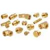 China Brass Hose Connector With Lock Valve Brass Union Male Thread Hexagonal Pipe Connectors Fitting on sale