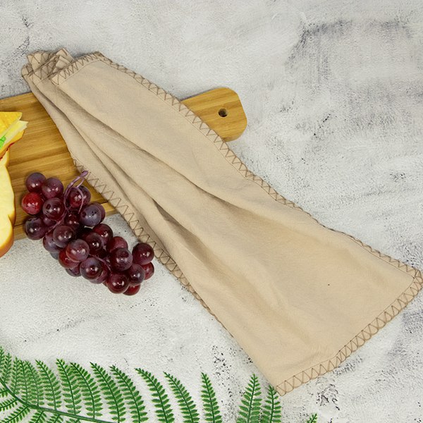 Soft Cotton Linen Personalized Dinner Napkins Customized Size Hooking Egde Style