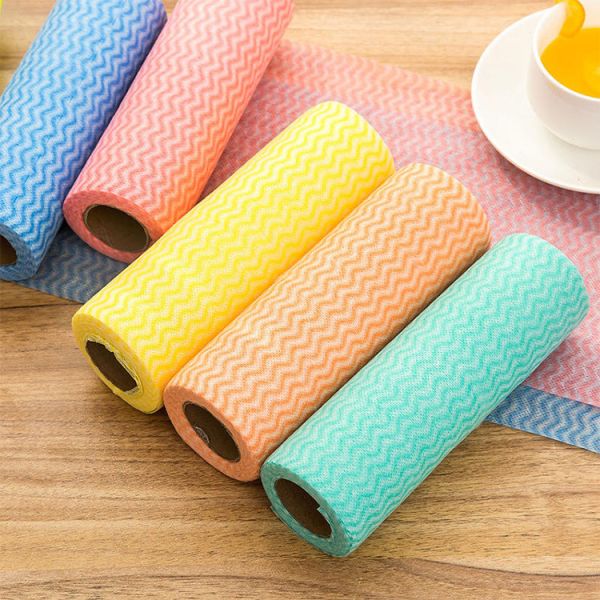Nonwoven OEM Oil Absorbent Disposable Cleaning Cloth Household Kitchen Multi-Purpose Cloth Wipes Reusable Cleaning Wipe