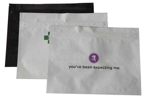 Matte Mylar Weed Packaging Bag 12"X9" Exit Bag Child Safe