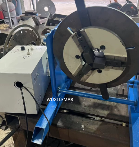 50KG Welding Positioner Small Rotary Tilt Welding Turntable for Flange Pipe Fitting