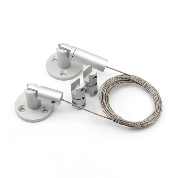 Aluminium Cable Hanging Display Systems 1.2mm Diameter Corrosion Resistant Customized