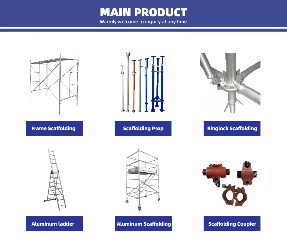 Foldable Movable Scaffolding with Swivel Casters and Brakes Compact Folding Design Meets OSHA ANSI Standards
