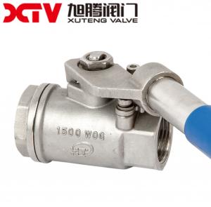 China Bsp Standard Spring Loaded Ball Valves with CE/ISO/API Approval and Manual Operation on sale