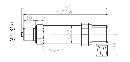 Multi Interface Compact Pressure Transmitter Precise FD80A Series For Secondary Water Supply