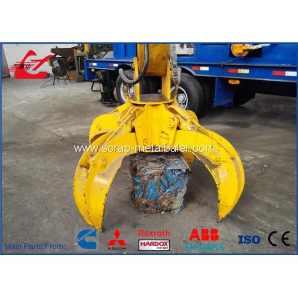 Mobile Hydraulic Waste Metal Baler Logger 5 meter press room size