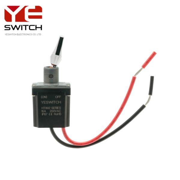 ON OFF Wireless Momentary Switch Corrosion Resistant Toggle Switch With Push Button
