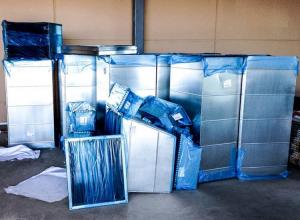Buy cheap Linear Low Density Polyethylene 200 Ft 24 Blue Plastic Duct Wrap product