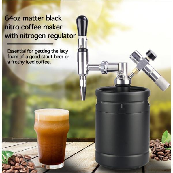 2L Double Wall Vacuum Nitro Cold Brew Coffee Dispenser