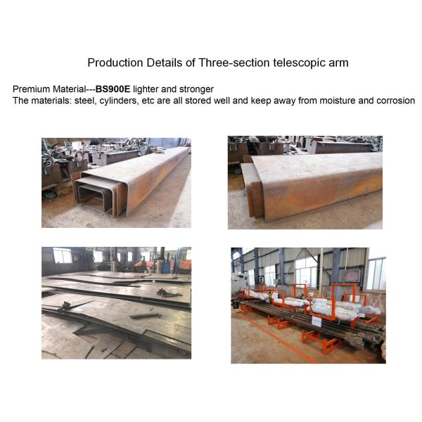 Top 1 30M Excavator Telescopic Arm With Clamshell Bucket Grab Bucket