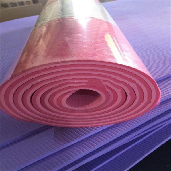 Quality Anti Fatigue Non Slip Yoga Mat Organic Eco Friendly PVC Material Customized Color for sale