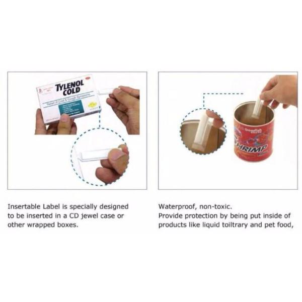 Insert able Anti Theft Security Labels , Metal / ABS Retail Security Labels Barcode