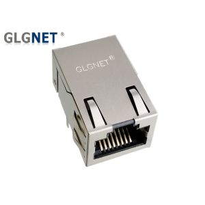 Buy cheap Latch Tab Up Magnetic RJ45 Connector Jack Single Port 8P8C IEEE 802.3u Standards from wholesalers