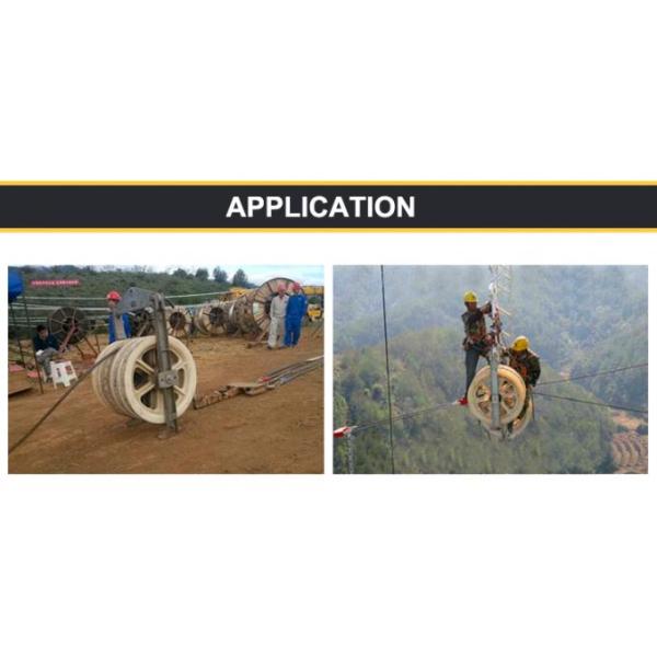 20KN Mc Nylon 660mm Large Diameter Stringing Pulley Blocks