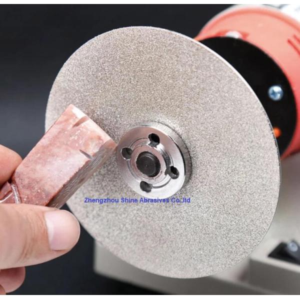 8" Inch 200mm Electroplated Diamond Wheels Grit 600 Grinding Disc For Jewelry Tools