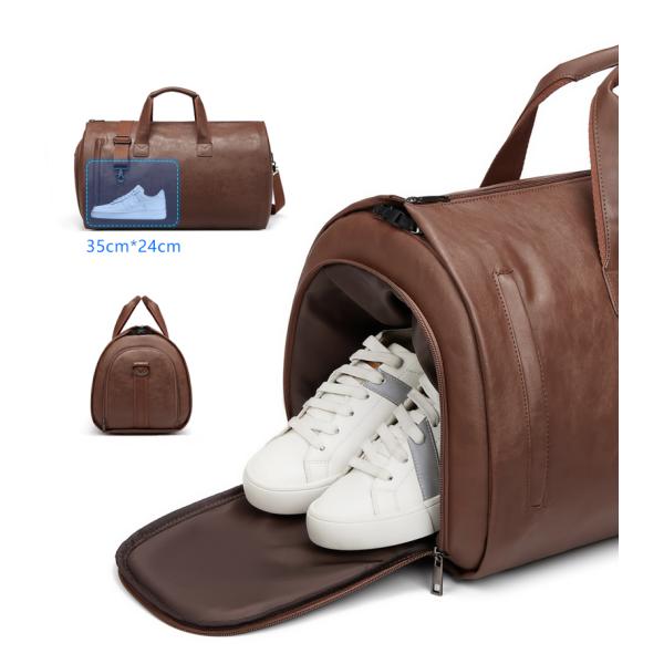 OEM Rolling Garment Male Travel Duffle Bag With Trolley Sleeve Multipurpose