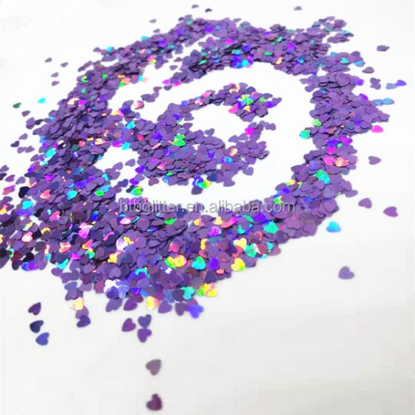 Excellent Nail Art Effect Mini Heart Shaped 3D Nail Art Decorations with Poleyster Material and Long Lasting Effect