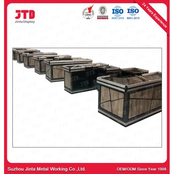 Retail Store Checkout Counter With Conveyor Belt Shop Cash Counter