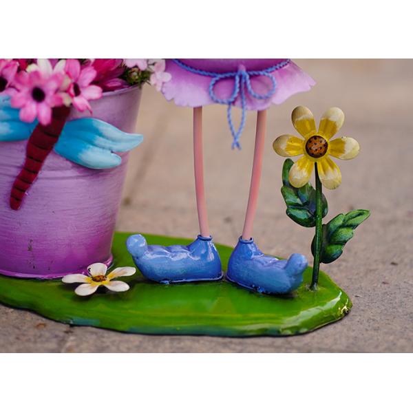 Metal Cartoon Character Garden Decoration Simple Flowerpot Decoration