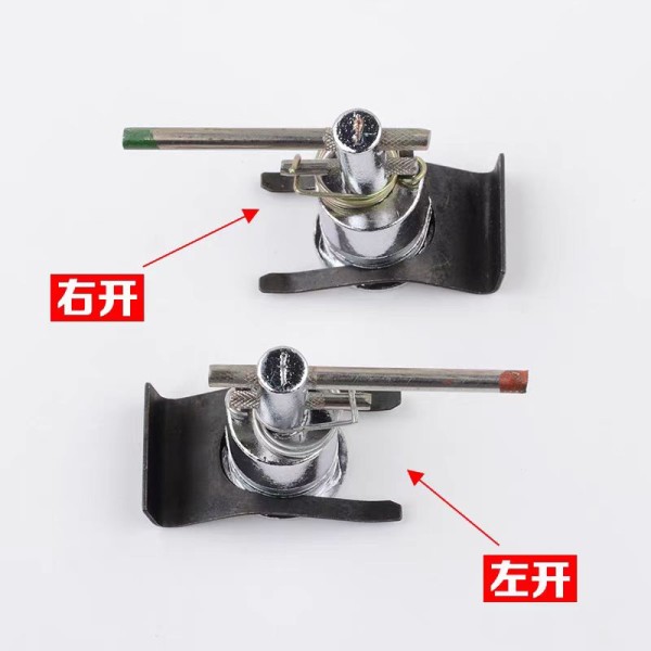 Steel Triangle Lock For Hall Door Elevator Equipment Accessory Triangular Lock Left Open Right Open