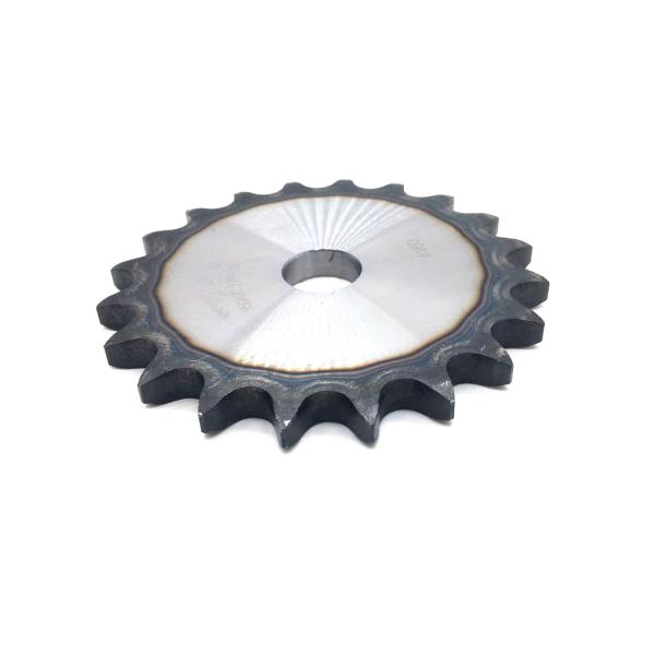 1045 steel Pitch 5/8'' 50A20 hardened teeth ansi chain and sprocket wheel