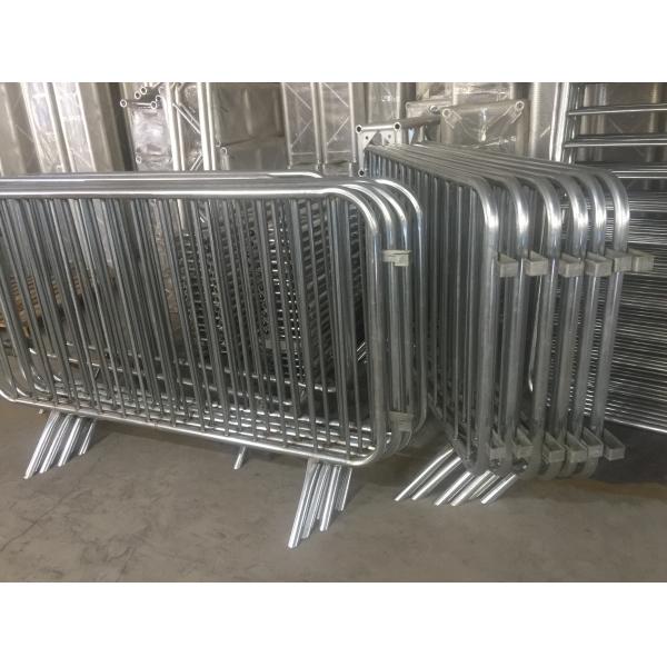 Safety Walkway Temporary Steel Traffic Crowd Control Barrier Zinc Galvanized