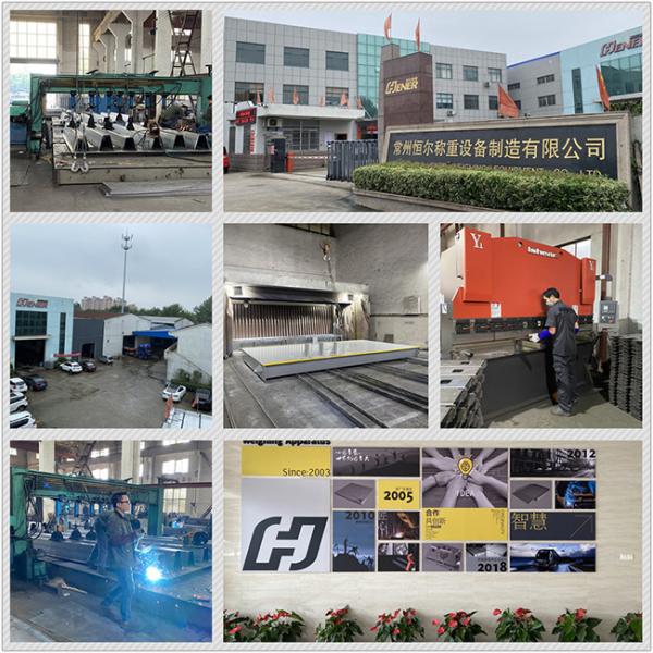 2T 1.2m Steel Industrial Floor Scales Adjustable Foot