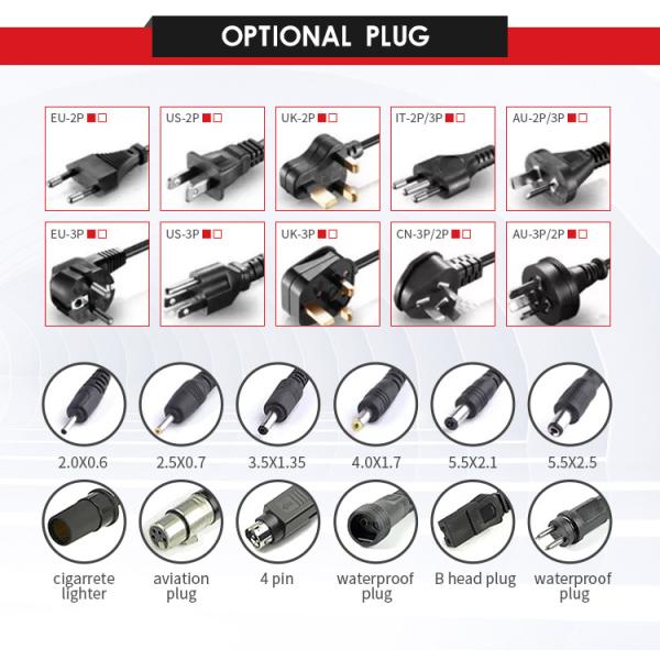 96W Plug Class 2 Power Supply 40v 5a AC DC Switching Power Adapters PC Desktop