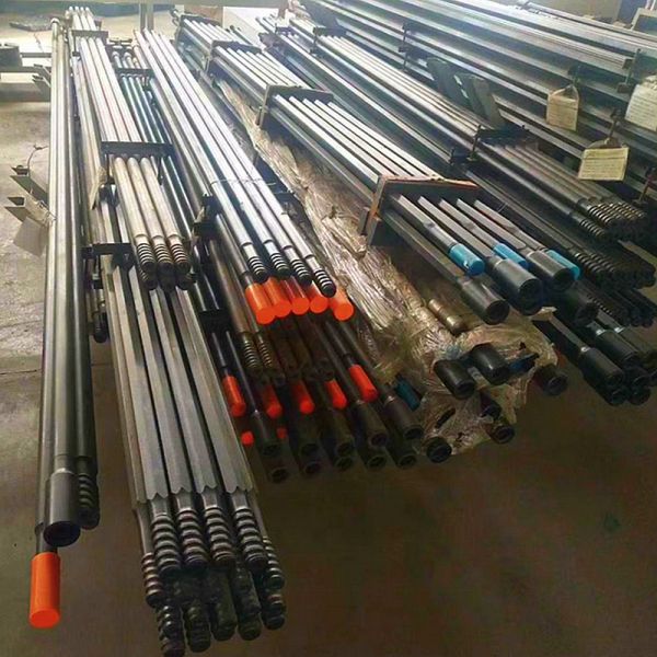 Top Hammer Rock Drilling Pipe Mining Machine Parts T45 Thread Extension Drilling Rod