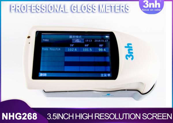 Quality Tri Angle Professional Gloss Meters NHG268 Pakistan Plastic ink coating Gloss Measurement Units for sale