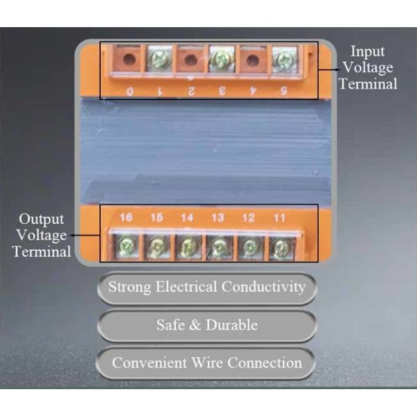 600VA 380V 220V Single Phase Transformer 500W Voltage Transformer