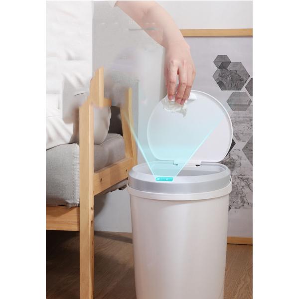 Smart Touchless Motion Sensor Privacy Garbage Bin Foldable Collapsible Sensor Trash Bin