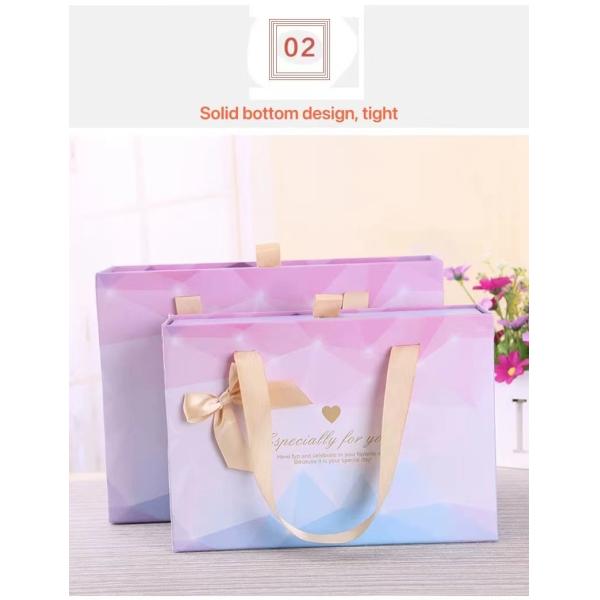 Fantasy Purple 2mm Cardboard Embossed Gift Box With Pull Out Drawer