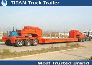 China Super low bed transport Semi Trailer trucks Dolly Type payload 200T 2 / 3 / 4 axles on sale