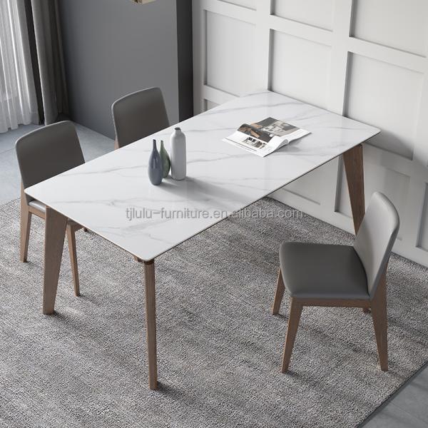 Modern Designs Wooden Solid Wood Dining Table for Bedroom and Dining Room Designs