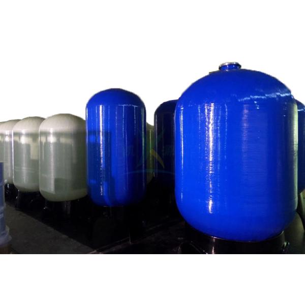 RO FRP Sealed Reverse Osmosis Water Storage Tank 0.25M3 - 200M3 With Blue / Nature White