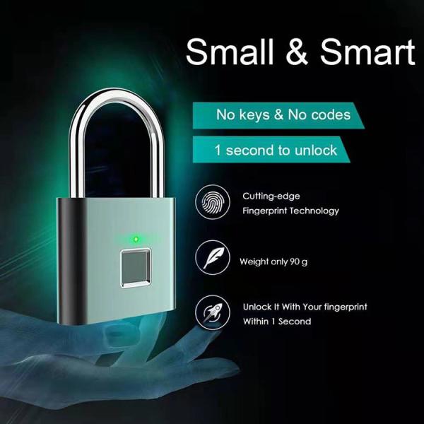 Handheld Smart Fingerprint Lock Low Power Consumption With 3.7v Lithium Battery