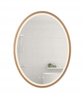Buy cheap 600*800MM Aluminum Frame Oval Bathroom Mirror Clear Reflection Effect product