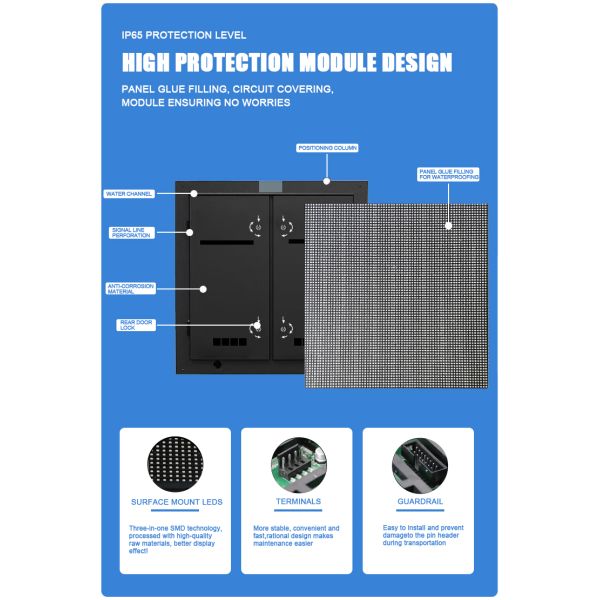 LED Video Advertising Outdoor P3 P3.076 LED Display Screens for Advertising
