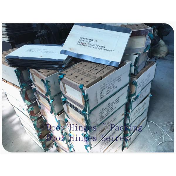 Flat Tip Heavy Duty Door Hinges Golden Plated With Screws Inner Box