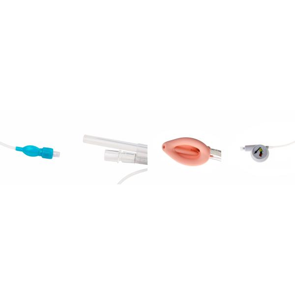 Double Lumen Laryngeal Mask Airway Reinforced LMA Silicome Curved
