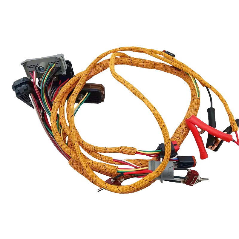 320D Excavator Diagnostic Cable Engine C6.4 Comprehensive Test Wiring Harness for E320C E320D Injector Harness