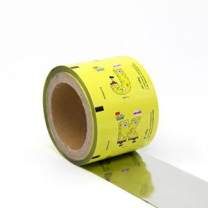 China Printed Aluminum Foil Roll Film Laminated Roll Stock Film Packaging For Hot Seal on sale