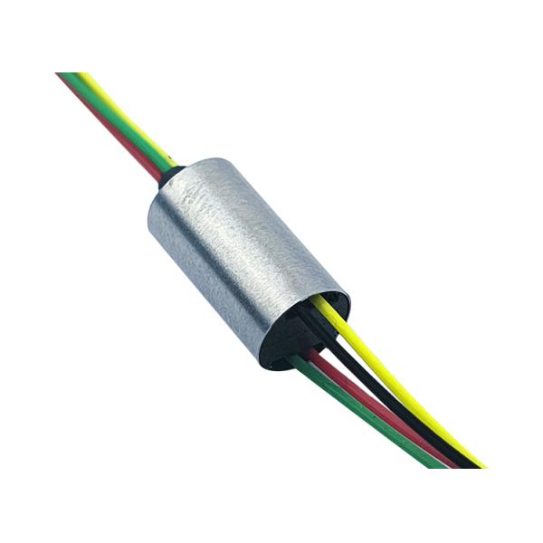 2a Od 6.5mm Electrical Capsule Slip Rings With 28awg Teflon Wire For Small Aircraft
