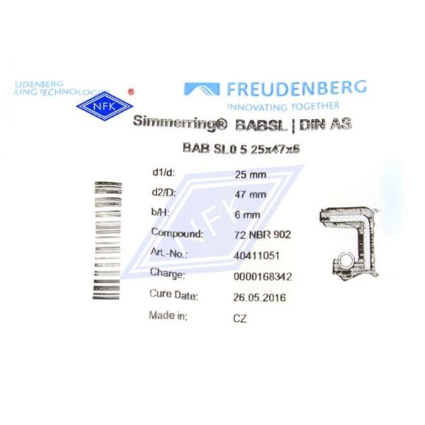 Blue Brown Skeleton Pump Oil Seal SIMRIT BABSL type 418622 with enough inventory