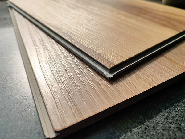 Waterproof Wood Veneer SPC Floor Click Installation Type Vinyl Plank Flooring for Oak