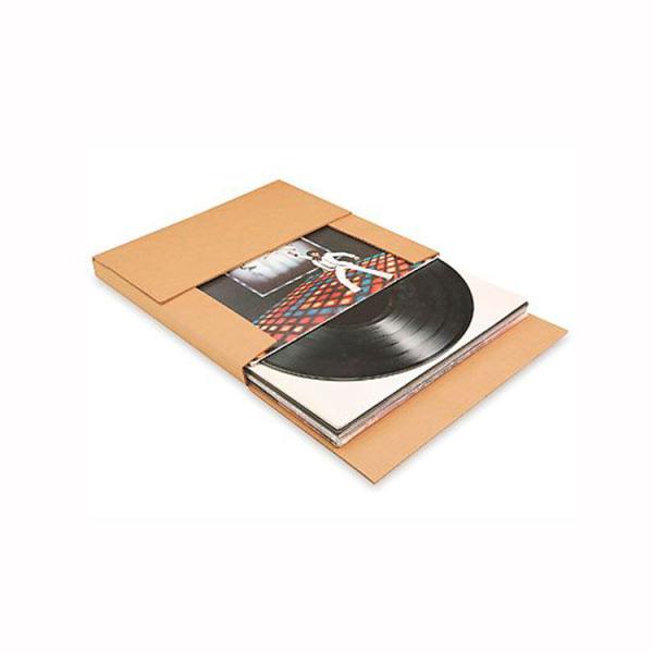 Custom Vinyl Record Self Sealing Zipper Mailer Shipping Box