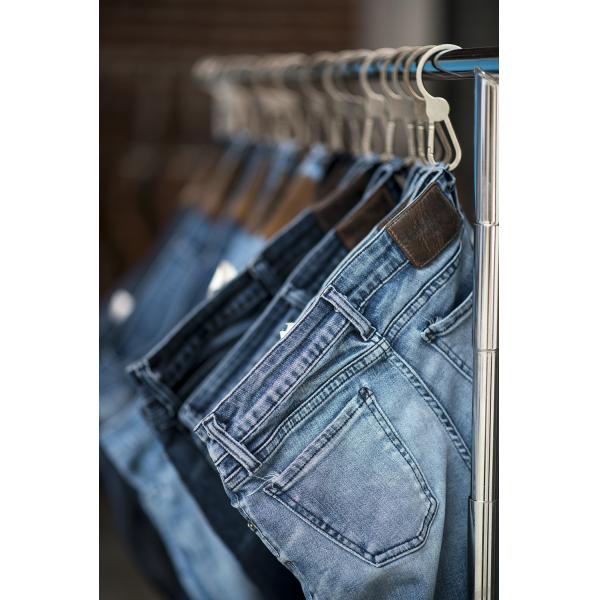 180cm Wide Width Indigo Sanforizing Cotton Spandex Twill Denim Fabric For Shirt Jeans
