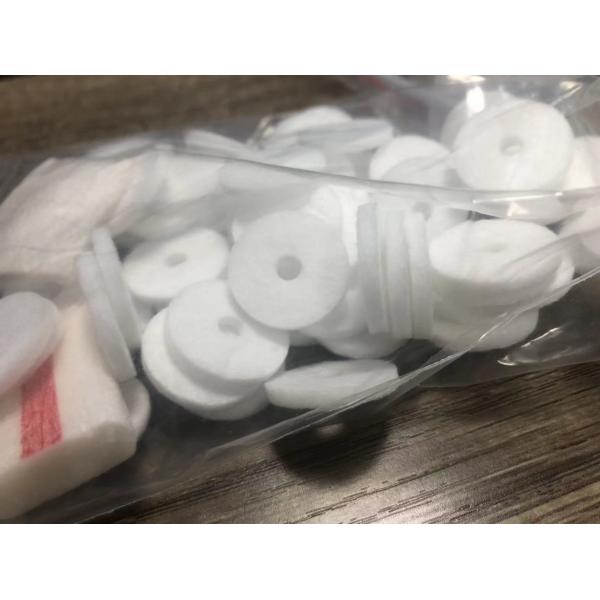 Medical Grade 90g/m2 Absorbent Filter Element Felt Cotton Class I With MSDS Certification