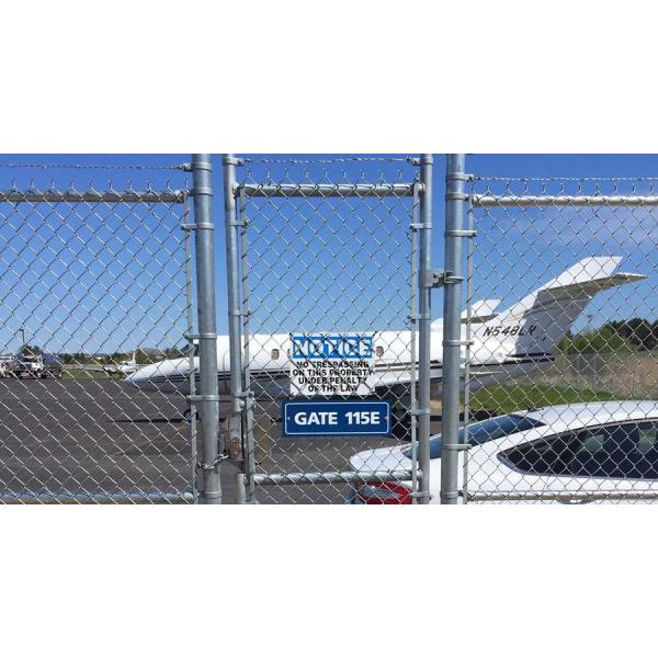 Metal Frame 4mm Wire Mesh 3D Panel Fence Decorative for Airport Perimeter Security
